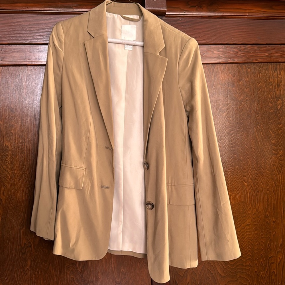 H&M camel blazer